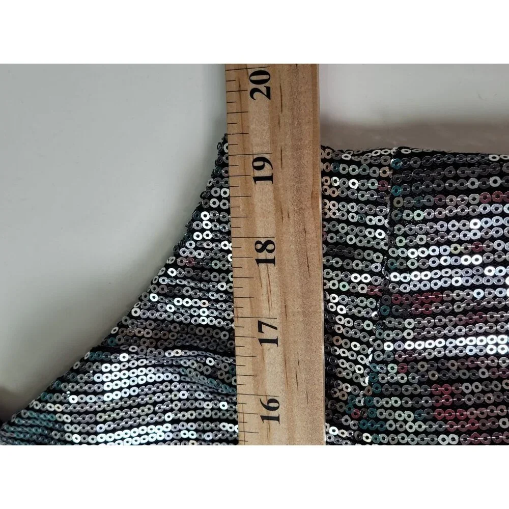 Wild Fable Sequin sleeveless mini party dress L Bling Sparkly Swiftie Y2K - Picture 7 of 12